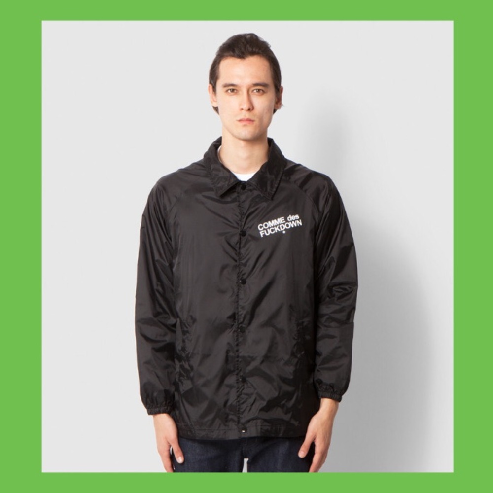 Come Des Fucking Garçons Collared Windbreaker